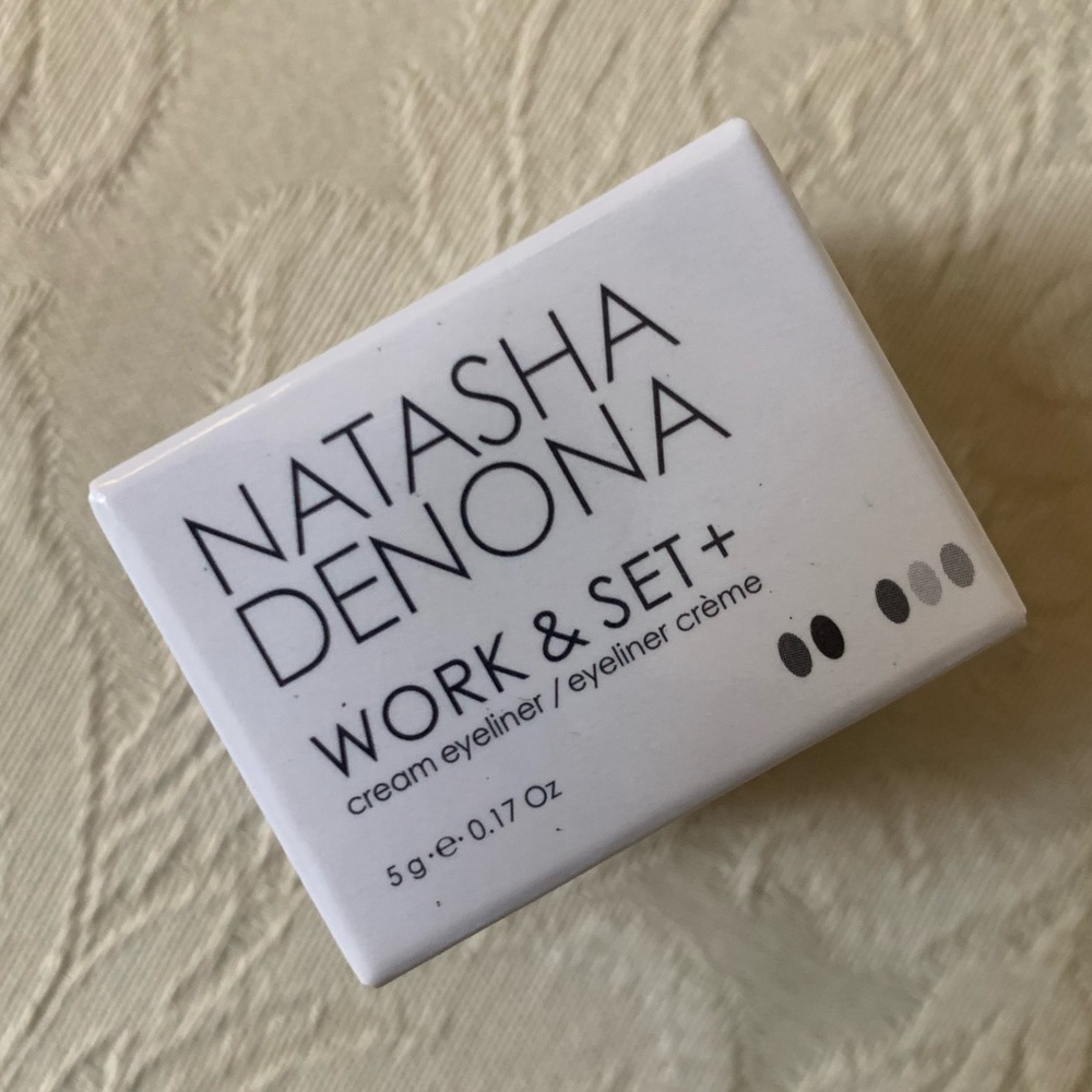Natasha Denona Work & Set Cream Gel Eyeliner Pot in Black BNIB - Picture 2 of 14